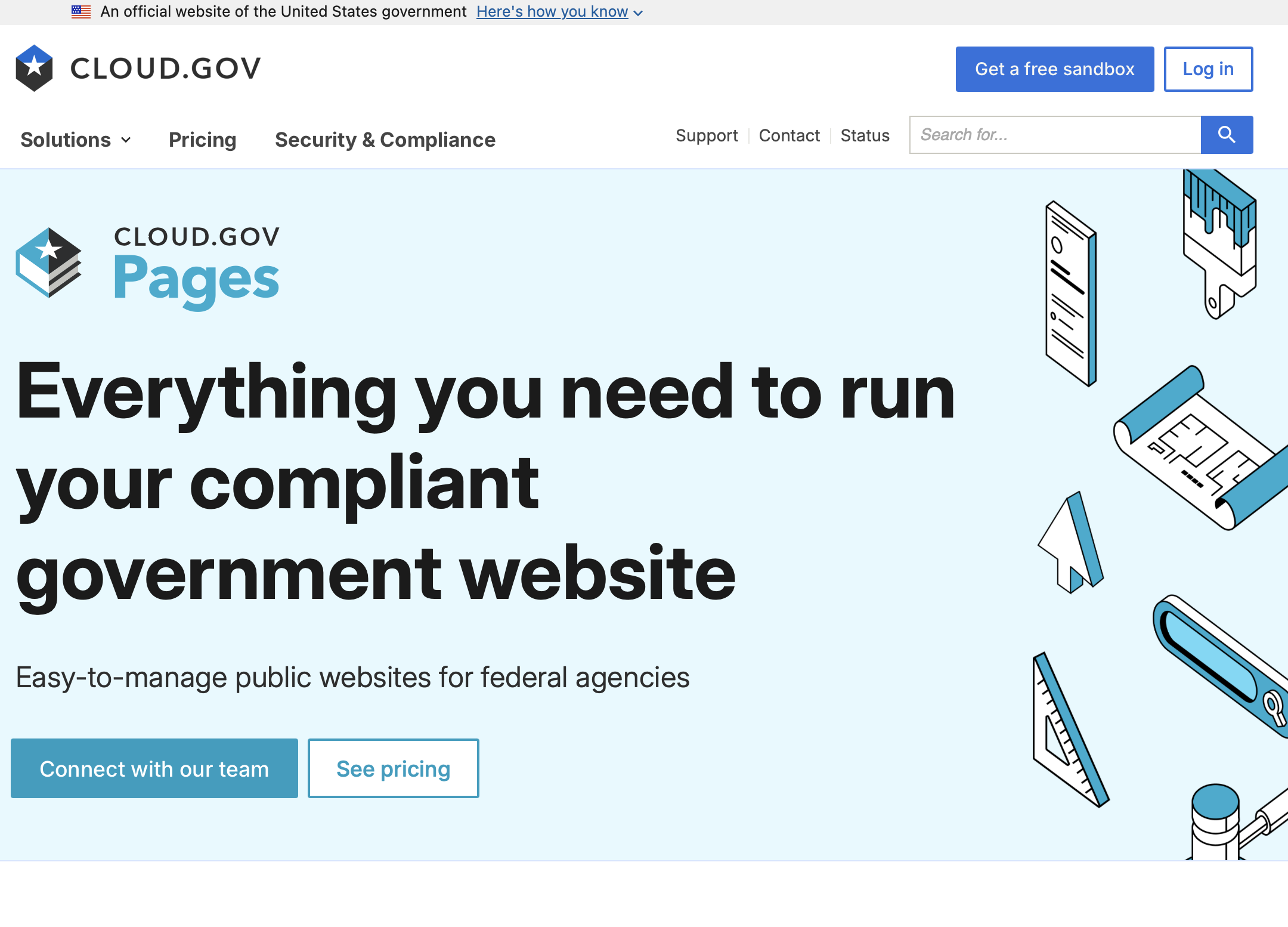 Cloud.gov Pages